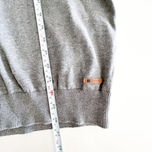 Code // XL mens sweater // worn only a few times // grey // elbow patch - Picture 8 of 8